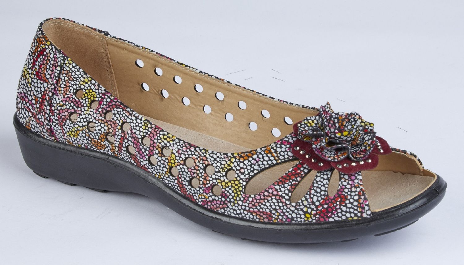 Boulevard Sandals L207DM Burgundy size 7